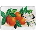 thumbnail image 1 of Bath Mat Oranges Flowers Fruit Indoor Outdoor Doormat Durable Welcome Front Door Mats Entryway Rugs Non-Slip Floor Mat Entrance Rugs Bath Rug Kitchen Rugs 16 x 24 in, 1 of 5