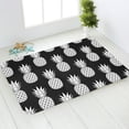 thumbnail image 1 of Bath Mat Pineapple Black White Indoor Outdoor Doormat Durable Welcome Front Door Mats Entryway Rugs Non-Slip Floor Mat Entrance Rugs Bath Rug Kitchen Rugs 36 x 24 in, 1 of 5