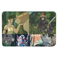 thumbnail image 1 of Bath Mat for Princess Mononoke Kitchen Floor Mat Decor Soft Flannel Door Mats Non Slip Kitchen Rugs Bath Rug Runner Carpet for Bathroom Bedroom 15.7x23.6 Inch, 1 of 2