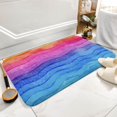 thumbnail image 1 of Bath Mat Romantic Rainbow Tie Dye White Indoor Outdoor Entrance Door Mat Non-Slip Bath Rug Bathmat Decor Small Area Rug Carpet Kitchen Door Mats Floor Mats Home Decor 36x24 Inch, 1 of 5