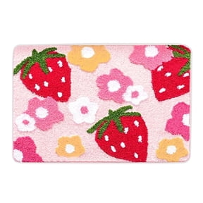 Bath Mat Rug, 24 x 16 Inches, Non-Slip Bathroom Rug, Absorbent Bathroom Mat Bath Rugs for Bathroom Floor, Tub, Shower