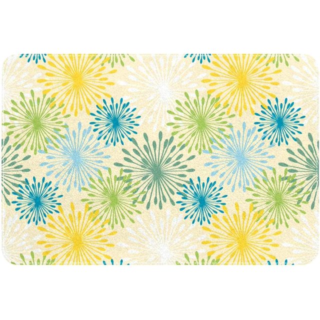 Bath Mat Rug Bathroom Absorbent Quick Dry Rubber Backed Bath Rugs Mats