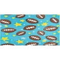 thumbnail image 1 of Bath Mat, Soft Absorbency Bath Rug, Football Pattern Bath Mats for Bathroom, Living Room Bedroom Home Floor Mat, Bath Mat for Tub Non Slip 20 x 39 Inch Home Decorations, 1 of 7