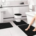 thumbnail image 1 of Bath Mat,Soft Non Slip Memory Foam Bathroom Rugs,Universal Soft Comfortable Water Absorption Non-Slip Thick,Machine Wash Bathroom Mat Set,Water Absorbent Bath Rugs for Toilet and Floor,4 Pcs, 1 of 7