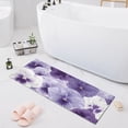 thumbnail image 1 of Bath Mat Soft Plush Non-Slip Absorbent Bathroom Rugs 39"x20" Beautiful Pansy Flowers, 1 of 8