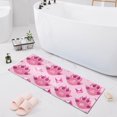 thumbnail image 1 of Bath Mat Soft Plush Non-Slip Absorbent Bathroom Rugs 39"x20" Cat Paw and Gem, 1 of 8