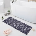 thumbnail image 1 of Bath Mat Soft Plush Non-Slip Absorbent Bathroom Rugs 39"x20" Flock Of Swimming Fish, 1 of 8