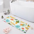 thumbnail image 1 of Bath Mat Soft Plush Non-Slip Absorbent Bathroom Rugs 39"x20" Hat Sunglasses Leaf Pineapple, 1 of 8