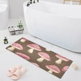 thumbnail image 1 of Bath Mat Soft Plush Non-Slip Absorbent Bathroom Rugs 39"x20" Mushroom, 1 of 8