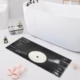 thumbnail image 1 of Bath Mat Soft Plush Non-Slip Absorbent Bathroom Rugs 39"x20" Vinyl Record, 1 of 8