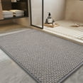 thumbnail image 1 of Bath Mat-Super Absorbent Chenille Bathroom Mats-Rubber Backed Bath Mats for Bathroom Non Slip, Easy Clean Bathroom Rugs Front of Bathtub,Shower Room,Sink-24×36, Grey&Beige, 1 of 12