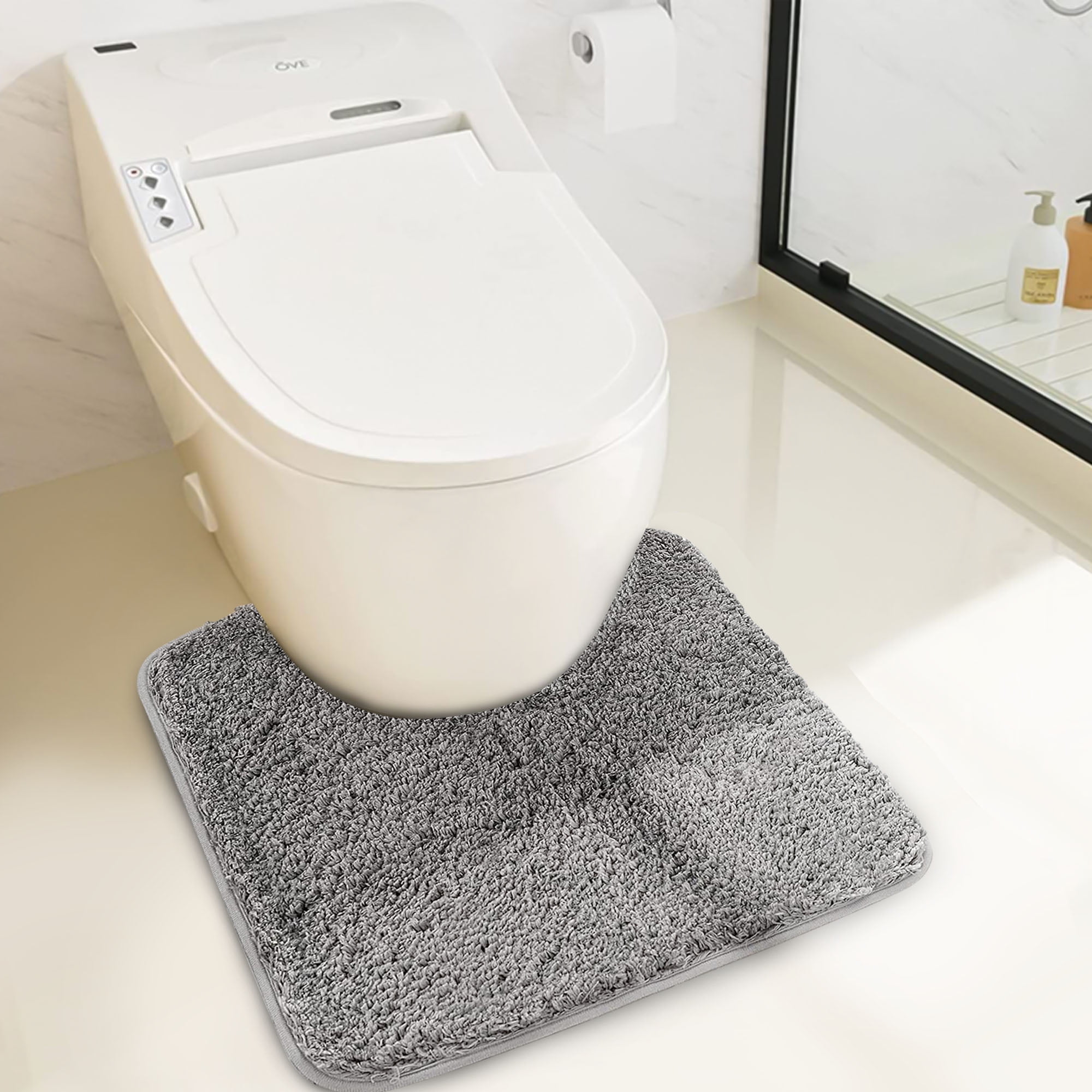 Extra Large Bath Mat Bathroom Rug Water Absorbent Washable Toilet Pedestal  Mats