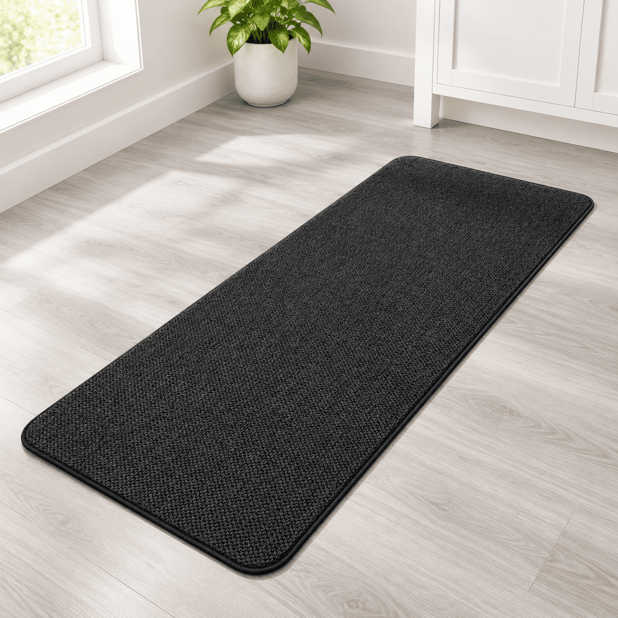 Bath Mat Ultra Thin Bathroom Runner Rugs Large Mats For Quick Dry Non ...