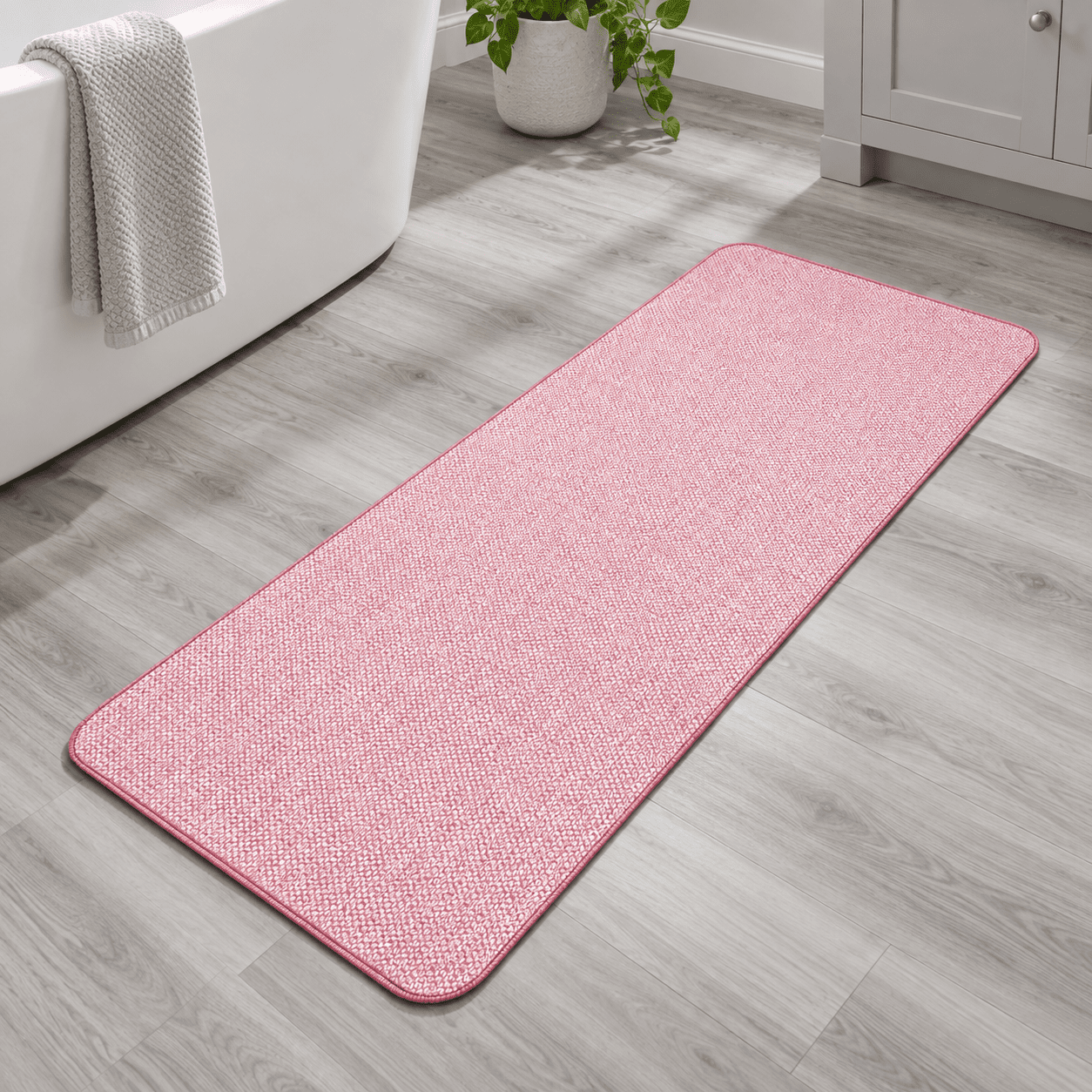Bath Mat Ultra Thin Bathroom Runner Rugs Large Mats For Quick Dry Non ...