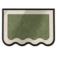 thumbnail image 1 of Bath Mat Ultra Thin Non Slip Rubber Bathroom Rug Quick Dry Machine Washable Absorbent Low Pile For Shower Outside Sink Home Decor Green Bathroom Rugs Green-B 24*16 In, 1 of 9