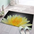 thumbnail image 1 of Bath Mat Yellow Lotus Flower Indoor Outdoor Entrance Door Mat Non-Slip Bath Rug Bathmat Decor Small Area Rug Carpet Kitchen Door Mats Floor Mats Home Decor 30 x18 Inch, 1 of 5