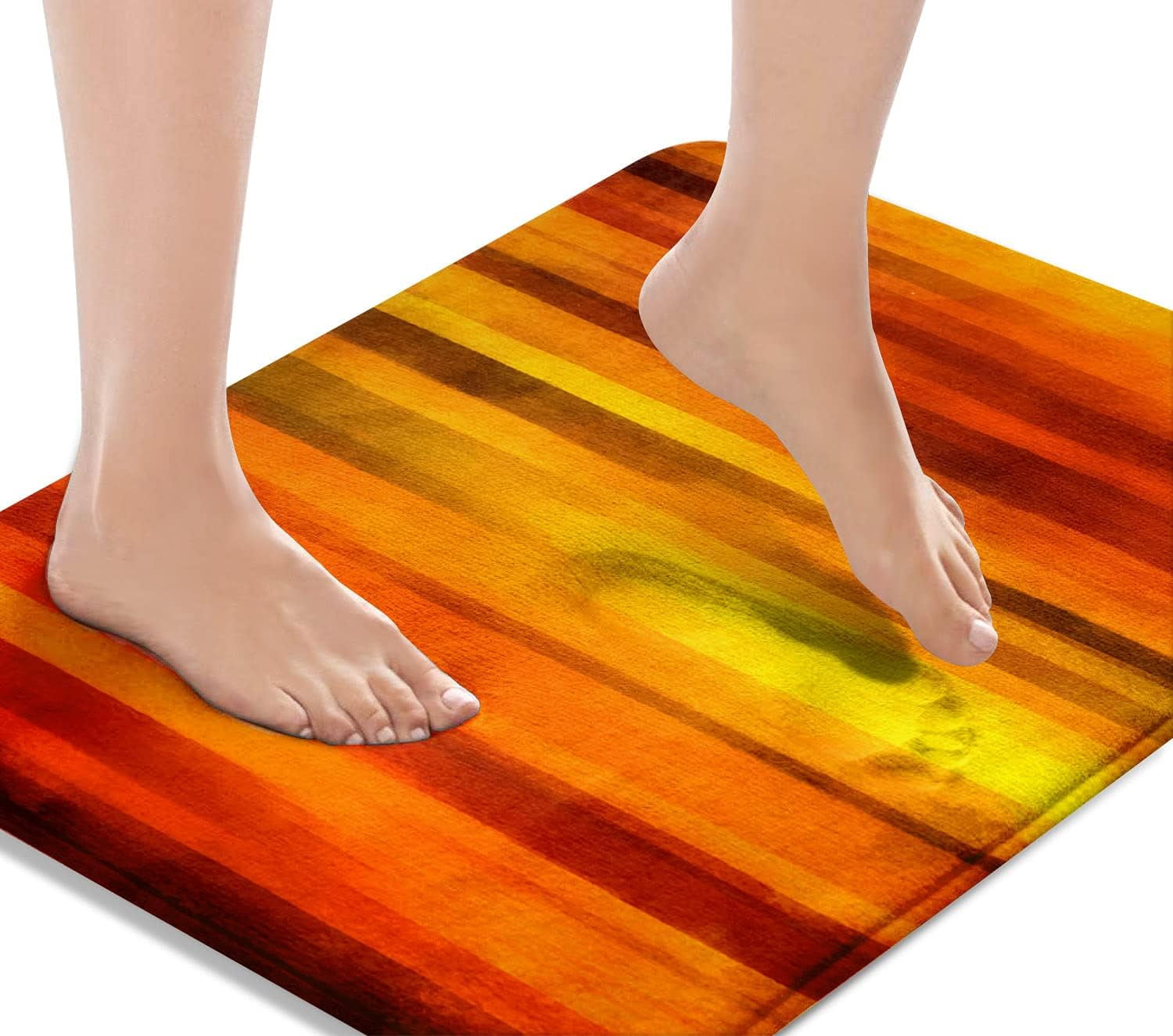 Bath Mat for Bathroom, Bathroom Mats Rugs No Silp, Autumn Fall Bathroom