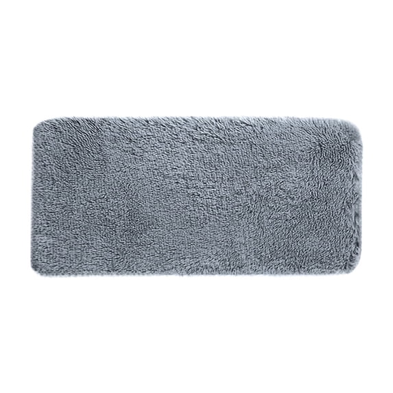 Bath Mats, Bathroom Rugs, Non Slip Thick Water Absorption Soft Velvet Fleece Shower Floor Mat, Machine Washable Durable Comfortable Plush Design