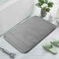 thumbnail image 1 of Bath Mats, Memory Foam Bath Mat, Super Soft Non-Slip Bathroom Rug, Bathroom Bedroom Living Room Carpet, Soft Absorbent Plushs Microfiber Bathroom Floor Tub Bathmat Blush, 1 of 5