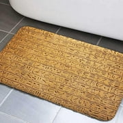 Bath Mats for Bathroom Murals and Hieroglyphs on Ancient Egyptian Non Slip Bath Rug Welcome Front Door Mat Floor Mat Home Decor 24x16 Inch