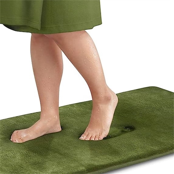 Bath Mats for Bathroom Non Slip Green - 20" X 32"