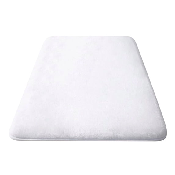 Bath Mats for Bathroom Non Slip, Velvet Solid Color Floor Mat for Living Room Entrance, Water Absorbing 40 x 60 cm
