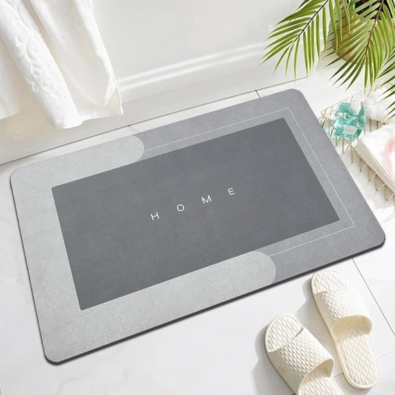 Bath Mats for Bathroom,Quick Drying Mat Magic Bath Mat Non-Slip Floor Rug Rubber Backed for Bathroom Kitchen Shower Sink,Water Absorbent
