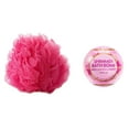 thumbnail image 1 of Bath Mini Spa Set of Bath Bomb and Bath Pouf, Shower Spong, Loofah, Exfoliator, Gift Set, 1 of 3