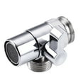 thumbnail image 1 of Bath Organizer Brass Shower Arm Diverter Splitter Water Inlet Pipe Fittings Bathroom Space Saving Dorm Essentials, 1 of 1