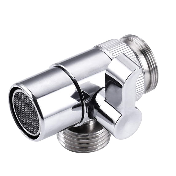 Bath Organizer Brass Shower Arm Diverter Splitter Water Inlet Pipe Fittings Bathroom Space Saving Dorm Essentials