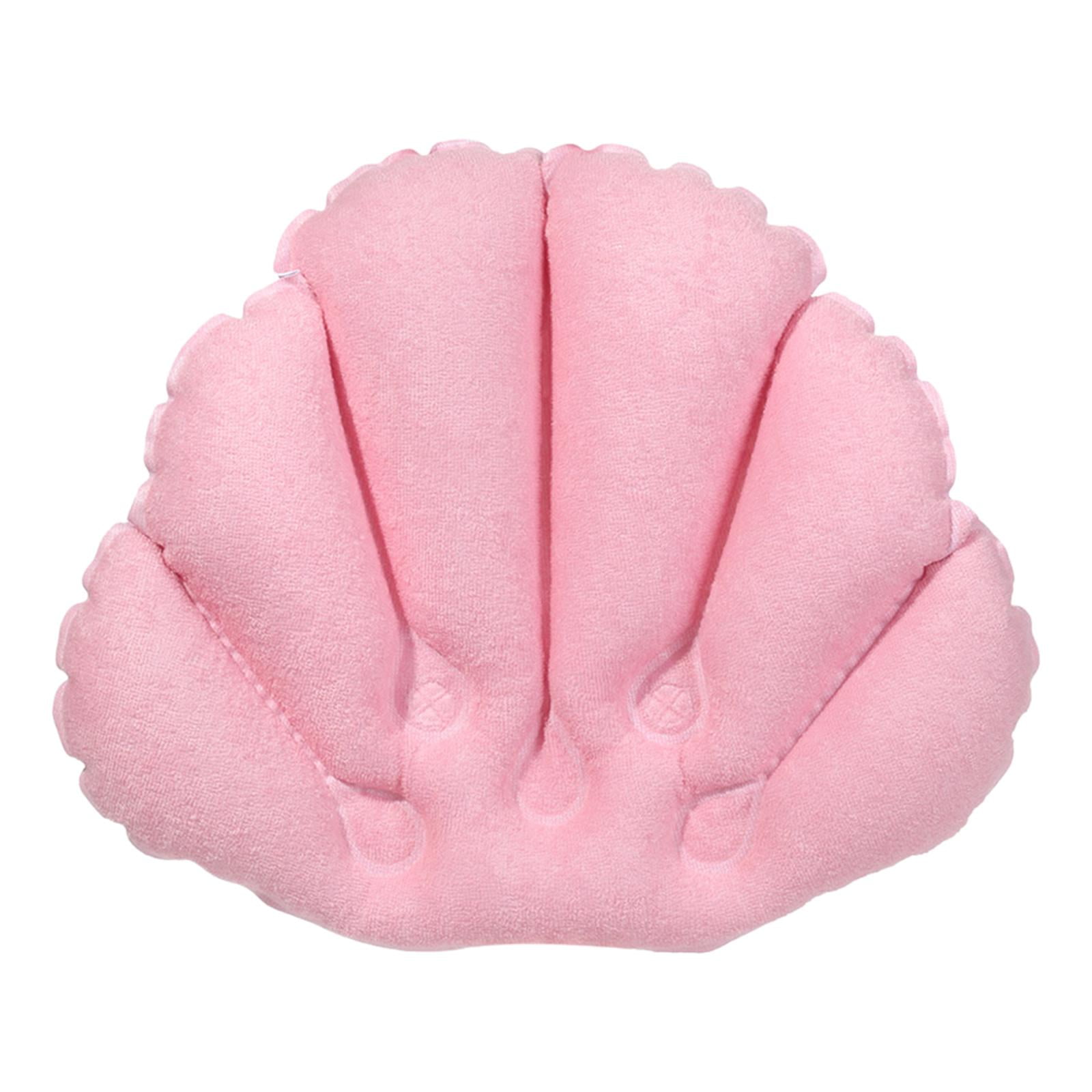 Bath Pillow Bathtub Pillow Inflatable Bath Pillows Tub Neck and Back Support for Tub Non Slip ...