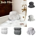 thumbnail image 1 of Bath Pillow Ergonomic Luxury Bathtub Pillow with Head,Neck, Shoulder and Back Support, 4D Bath Pillows for tub with 6 Powerful Suction Cups, Fits All Bathtub, 1 of 11