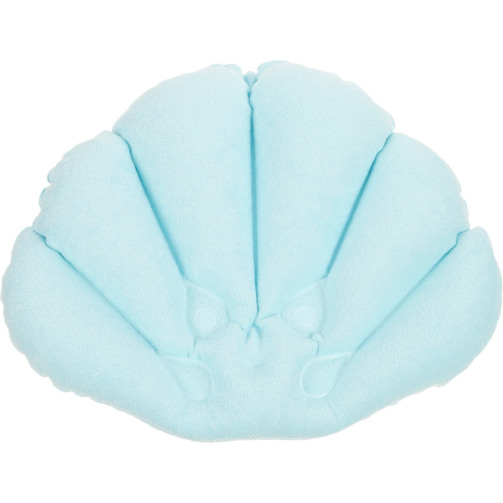 Bath Pillow Inflatable Spa Pillow Back Neck Cushion With Suction Cups