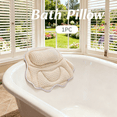 thumbnail image 1 of Bath Pillow for Tub with 4D Ergonomic Support, Breathable Mesh & 6 Suction Cups, Quick Dry Head Neck Back Cushion for Ultimate Relaxation in Bathtub, Spa Gift for Women and Men, 1 of 11