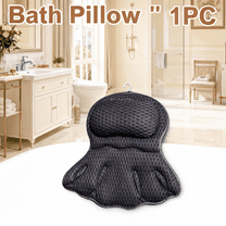 Bath Pillow, Tub Pillow for Bathtub with Strong Non-Slip Suction Cups and Comfortabl 3D AirMesh Bath Pillow for Women &Man