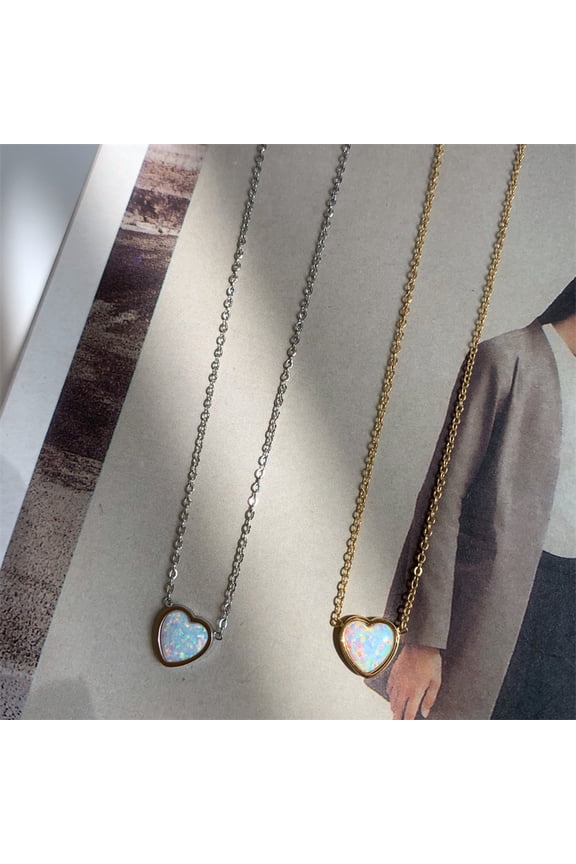 Bath Removal-free Titanium Steel Necklace Love Australian Clavicle Chain