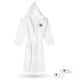 thumbnail image 1 of Bath Robe Hooded Velour, 1 of 1