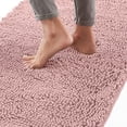 thumbnail image 1 of Bath Rug 30x20, Thick Soft Absorbent Chenille, Rubber Backing Quick Dry Microfiber Mats, Machine Washable Rugs for Shower Floor, Bathroom Runner Bathmat Accessories Decor, Dusty Rose, 1 of 6