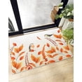 thumbnail image 1 of Bath Rug Autumn Bluebird Berry Leaves Watercolor,Non Slip Shag Carpet Soft Floor Door Mat Country Farm Pastoral,Absorbent Entrance Rugs for Kitchen Bathroom Living Room 30 x18 Inch, 1 of 5