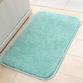 thumbnail image 1 of Bath Rug, Bathroom Mat Anti-Skid Non Slip Soft Fuzzy Warm Extra Thick Plush Absorbent for Bathroom, Kitchen, Pool Floor, 4 Sizes Available (Mint Green, 40x60 cm), 1 of 2