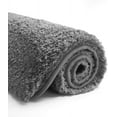 thumbnail image 1 of Bath Rug for Bathroom Non Slip Bathroom Mat (20 x 32, Dark Grey) Water Absorbent Soft Microfiber Shaggy Bathroom Rug Machine Washable Bath Mat for Bathroom Thick Plush Shower Mat, 1 of 6