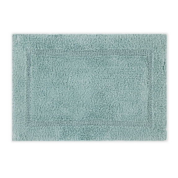 Better Homes & Gardens Bath Rug Cotton Reversible Washable, 17" x 24", Aquifer