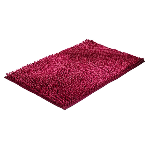 Bath Rug Microfiber Thick Soft Absorbent Rubber Mats, Non Slip, Machine Washable Rugs for Bathroom Floor, Tub and Shower Thick Soft Bath Rugs