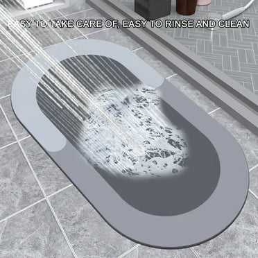 Bath Rug,Super Absorbent Quick Dry,Non Slip,Washable Bathroom Floor Mats,Shower Rug