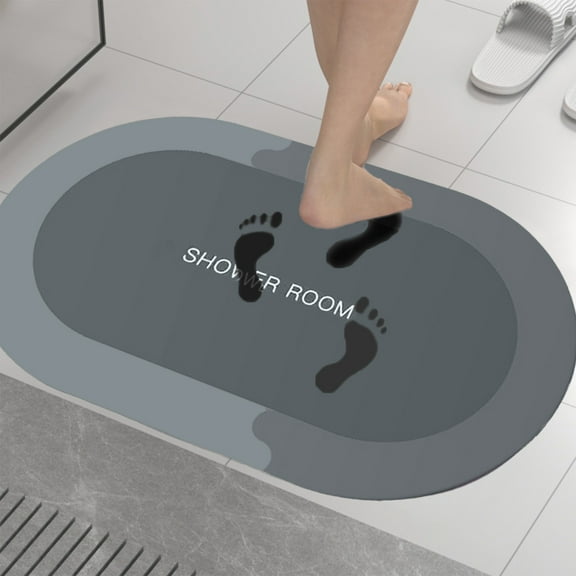Bath Rug,Super Absorbent Quick Dry,Rubber Backing Non Slip,Washable Bathroom Floor Mats,Shower Rug
