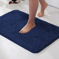 Bath Rugs for Bathroom Extra Thick - Anti-Slip Bath Mats Soft Plush Yarn Shaggy Strong Mirco Polyeste Mat Living Room Bedroom Mat Floor Water Absorbent
