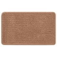 thumbnail image 1 of Bath Rugs, Hwkond Home Bathroom Door Mats Solid Color Bathroom Absorbent Non-slip Mats Thick Fiber Floor Mats,Brown,40x60cm, 1 of 7