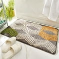 thumbnail image 1 of Bath Rugs, Non Slip Absorbent Microfiber Toilet Rug Mat, Soft Shower Carpet with Quick Dry Technology, Machine Washable Bathroom Floor Mat, 1 of 6