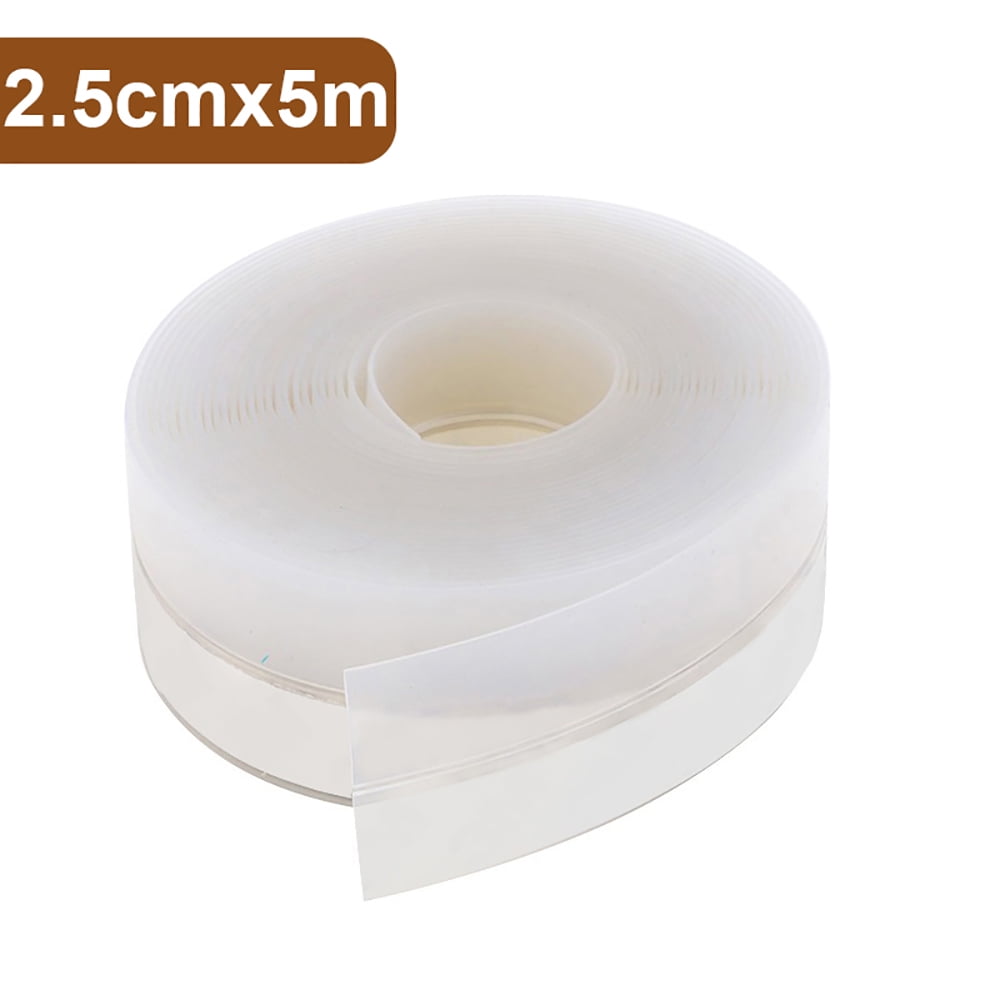 Bath Sealant Waterproof Strip Self Adhesive Caulk Strip Sealant Tape Mildew Resistant Adhesive