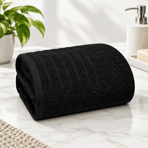 Bath Sheet 40 X 80 Inches Black
